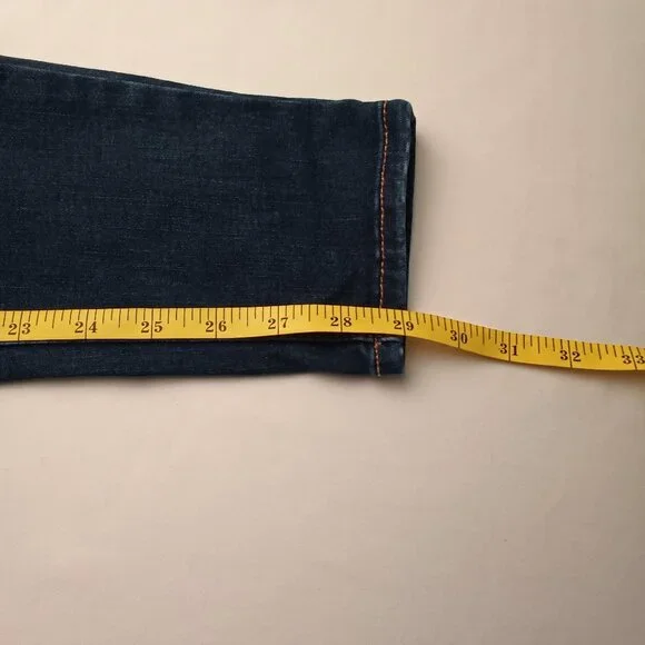 Jordache Jeans Size 6 Super Skinny Mid Rise Dark Wash - Picture 9 of 10